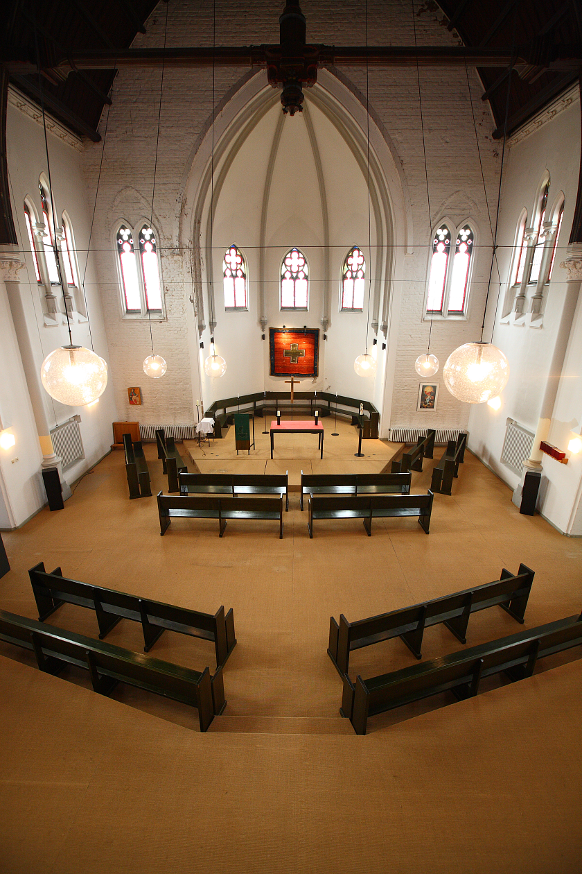 Innenraum der Kirche der JVA Bremen