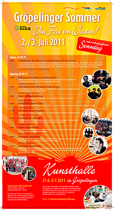 Plakat des Einladungsflyer
